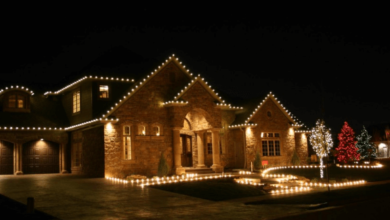 Christmas Light Installation